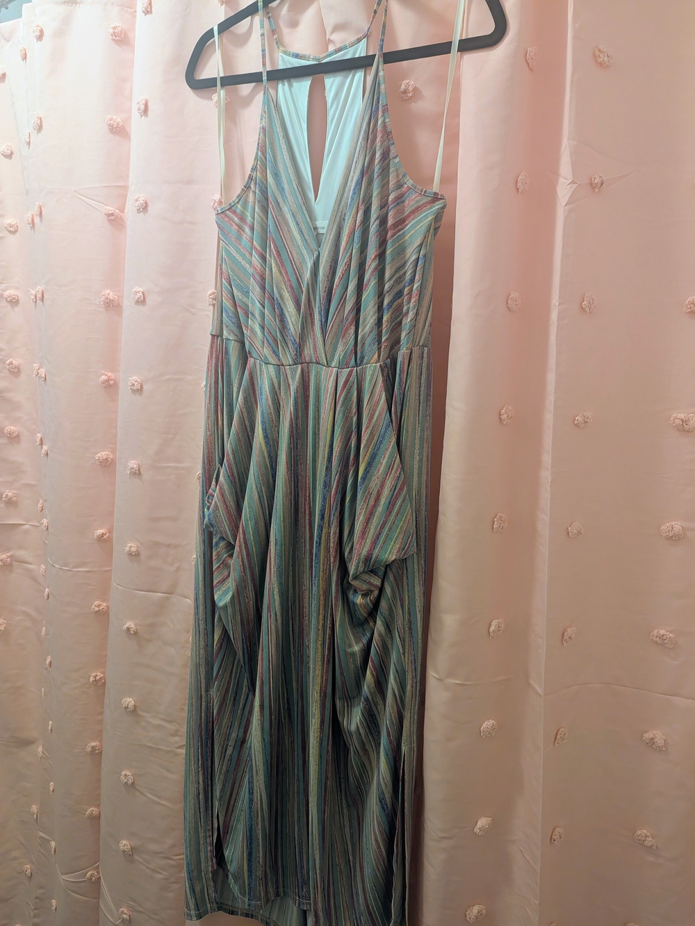 BCBGeneration Striped Maxi Dress – Multicolor – size L
